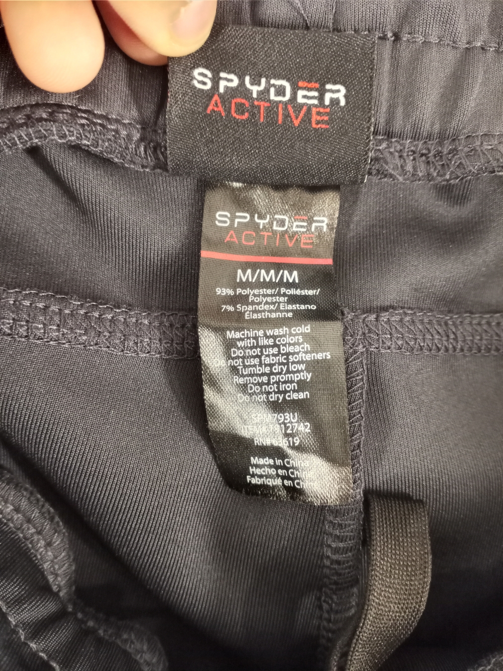 Spyder Men's Dark Gray Performance Joggers Pants Size Medium NwT - Picture 5 of 11